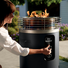 Ninja Fireside360™ Outdoor Heater & Fire Pit - Stainless Steel