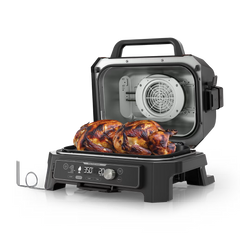 Ninja Woodfire Pro Connect™ Premium XL Outdoor Grill & Smoker, Barbeque Brown