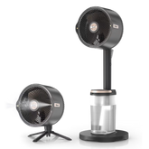 Shark FlexBreeze™ Pro Mist Indoor Outdoor Pedestal & Table Fan With Water Tank (Charcoal) - Charcoal Grey