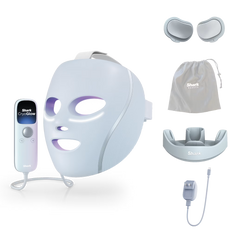 Shark CryoGlow™ LED Face Mask & Charging Stand in Blue