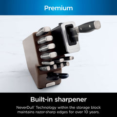 Ninja NeverDull® Premium 13-Piece Wood Series Knife System