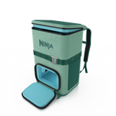 Ninja Outdoor FrostVault™ Go 36-Can Backpack Soft Cooler with Cold Dry Zone, Lakeshore Blue - Spruce