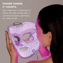 Shark CryoGlow™ LED Face Mask Bundle in Blue