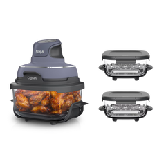 Ninja Crispi Glass Air Fryer with 3 Accessories