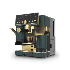 Ninja Luxe™ Café Premium Espresso Machine in Cyberspace - Emerald & Gold