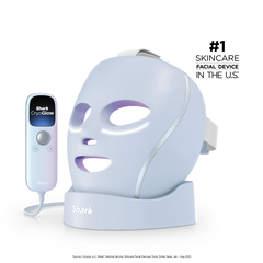 Shark CryoGlow™ LED Face Mask & Charging Stand in Blue