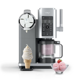 Ninja Creami Scoop & Swirl Soft Serve Ice Cream Machine in Sage - Platinum Silver