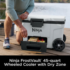 Ninja FrostVault™ 45qt Wheeled Cooler with Dry Zone, Hammock Hangout - Hammock Hangout