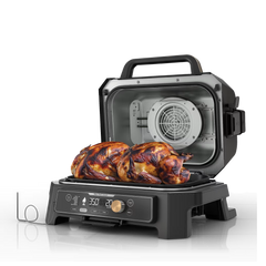Ninja Woodfire Pro Connect™ Premium XL Outdoor Grill & Smoker, Black & Gold - Black & Gold