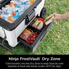 Ninja FrostVault™ 65qt Wheeled Cooler with Dry Zone, Waterside Wind Down - Waterside Wind Down