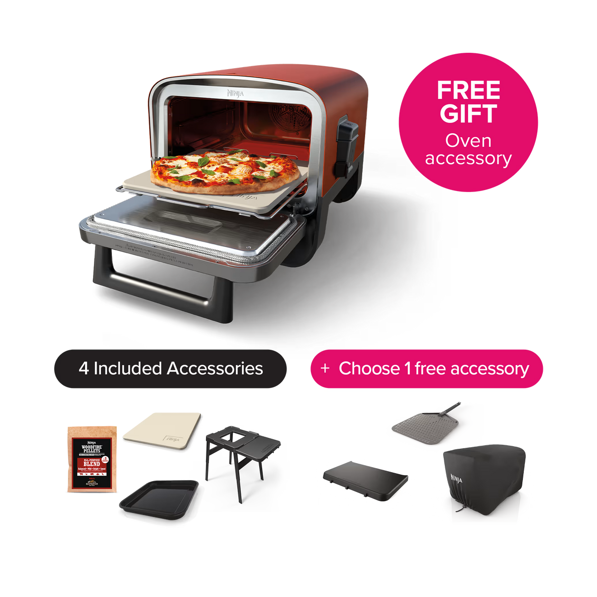 Build Your Own Ninja Woodfire™ 8-in-1 Outdoor Oven