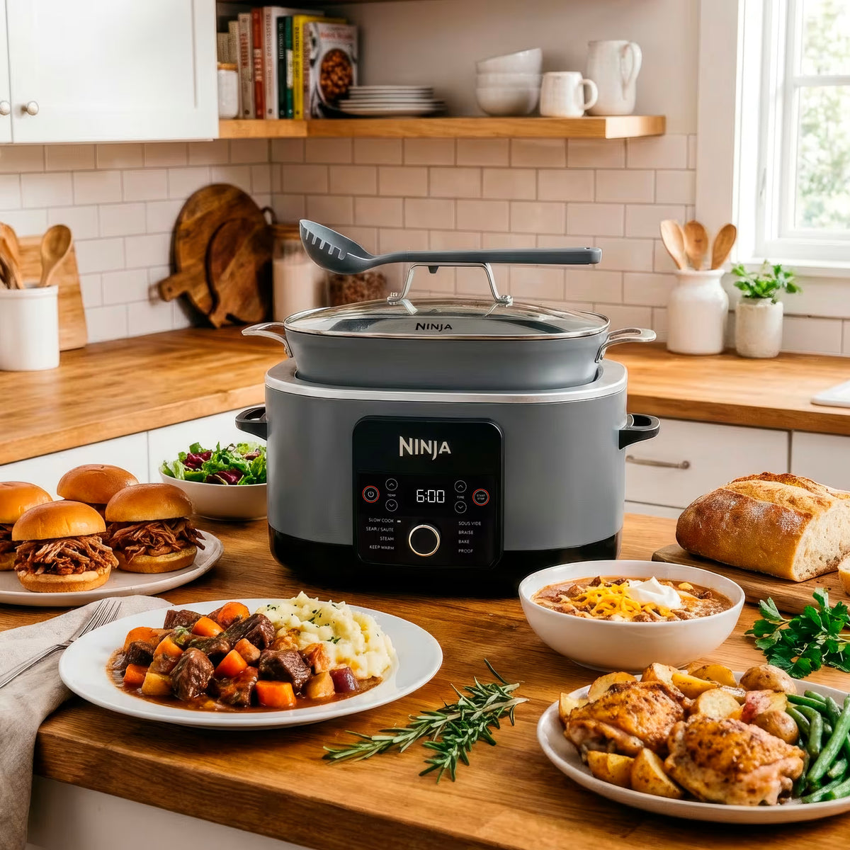 Ninja® 14-in-1 PossibleCooker™ PRO 8.5-qt, Sea Salt Grey