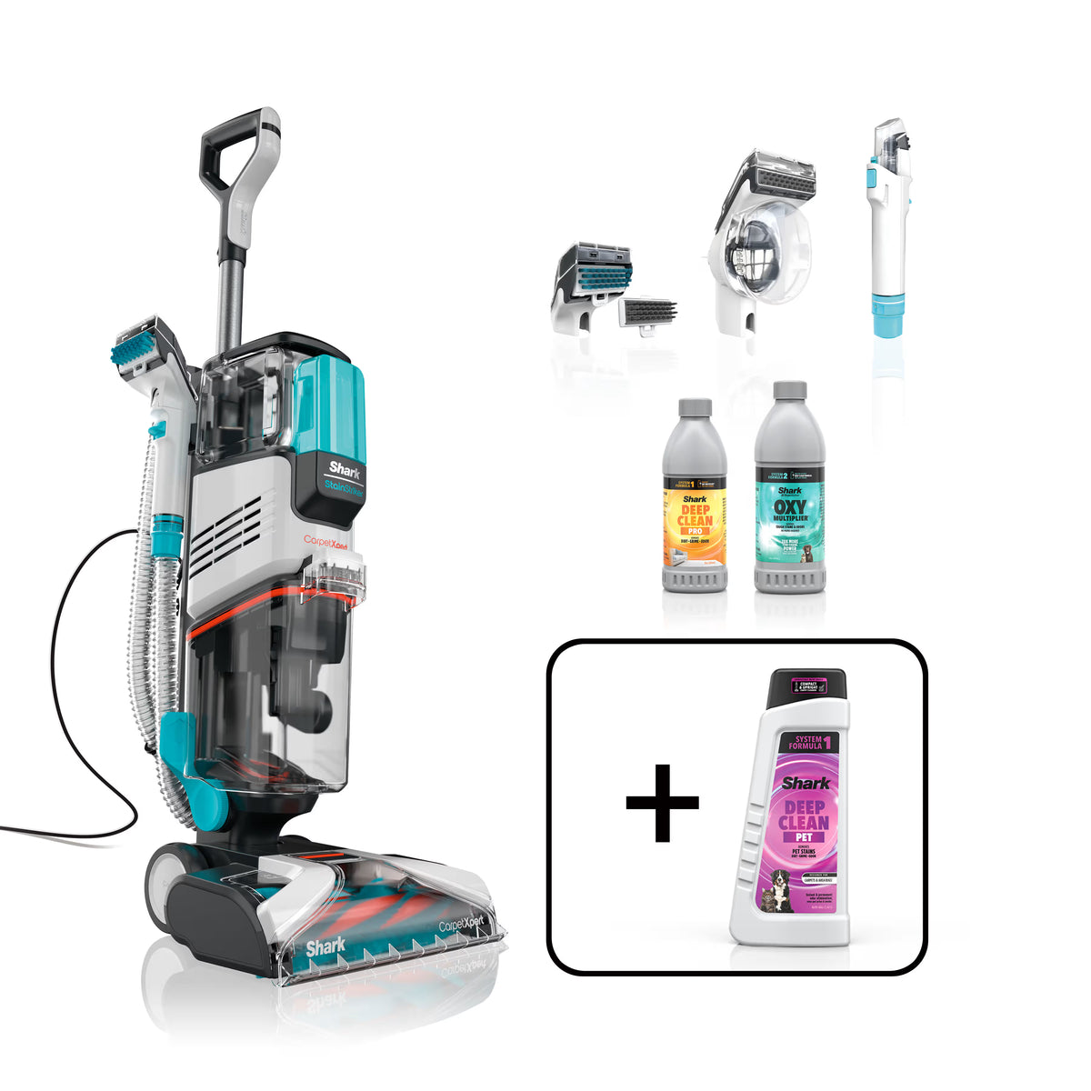 Shark® CarpetXpert™ with StainStriker™ & Deep Clean Pro Formula