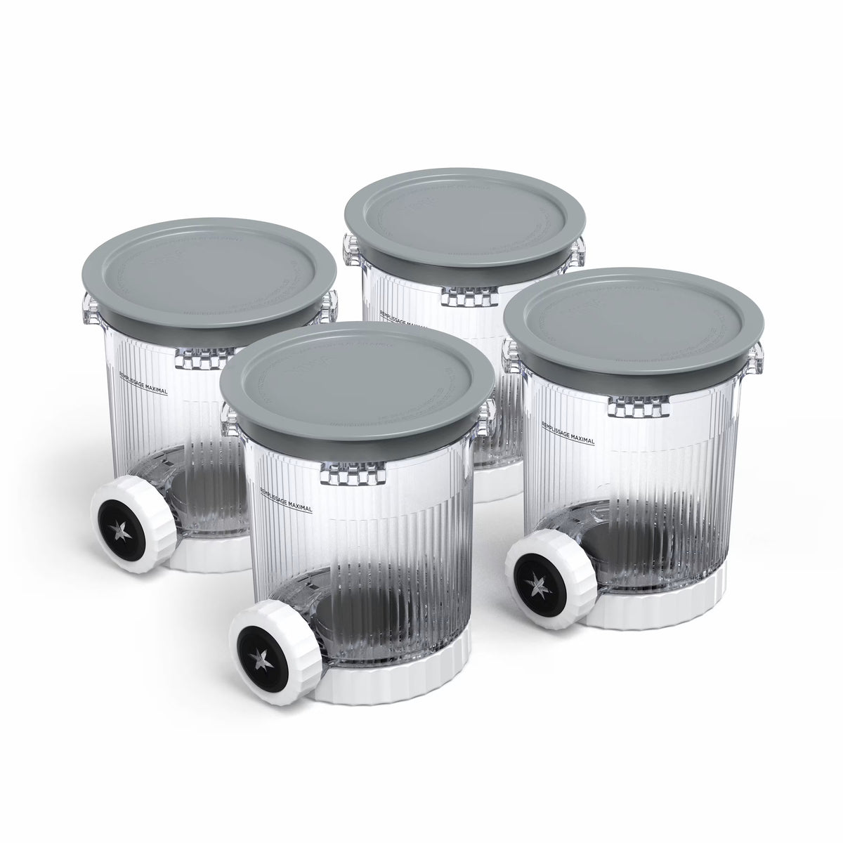 Ninja® Creami® Scoop & Swirl™ 4-Pack Pints and Lids