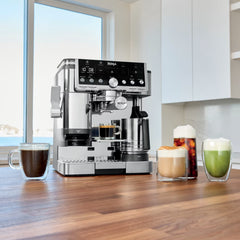 Ninja Luxe™ Café Premium Espresso Machine in Cyberspace - Emerald & Gold