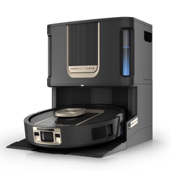 Shark® PowerDetect™ ThermaCharged Robot Vacuum & Mop 2-in-1 NeverTouch™ Pro Heated Mop Wash & Dry Base, Black - Black