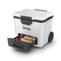 Ninja FrostVault™ 42qt Wheeled Cooler with Dry Zone, Cloud White - White
