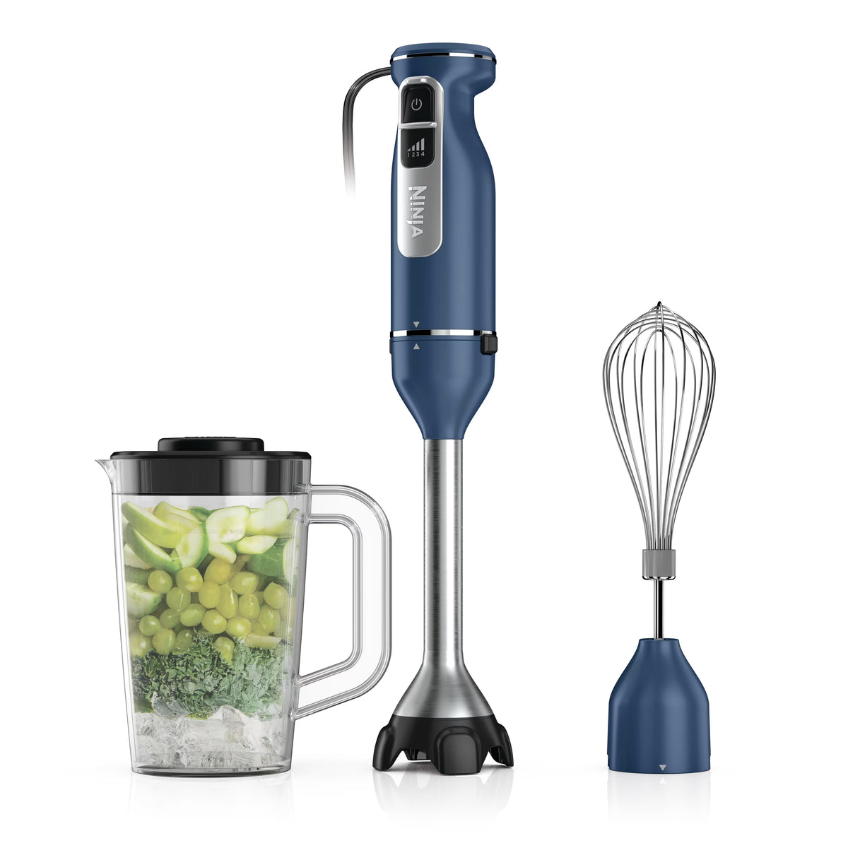 Ninja® Power Duo Immersion Blender with Whisk - Deep Navy