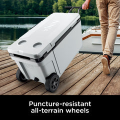 Ninja FrostVault™ 65qt Wheeled Cooler with Dry Zone, Waterside Wind Down - Waterside Wind Down