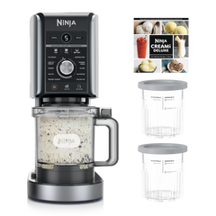 Ninja Creami Deluxe Ice Cream Maker - Stone Silver