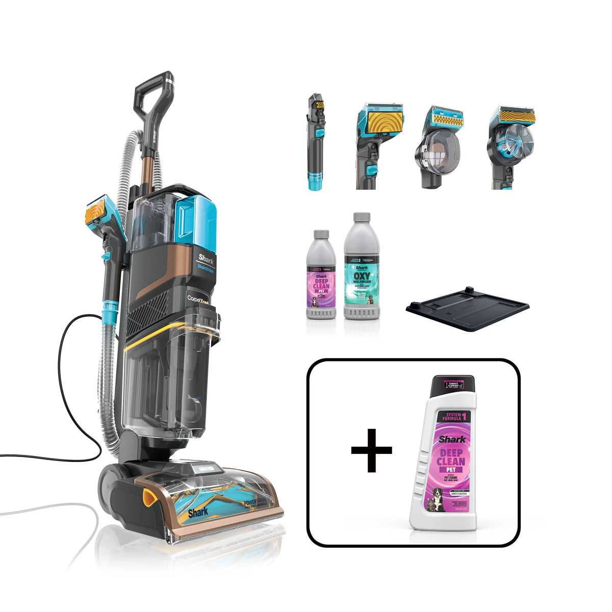 Shark® CarpetXpert™ HairPro® with StainStriker™ & Pet Formula