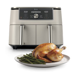Ninja Foodi XL Dual Air Fryer in Stone - Stone and Gold