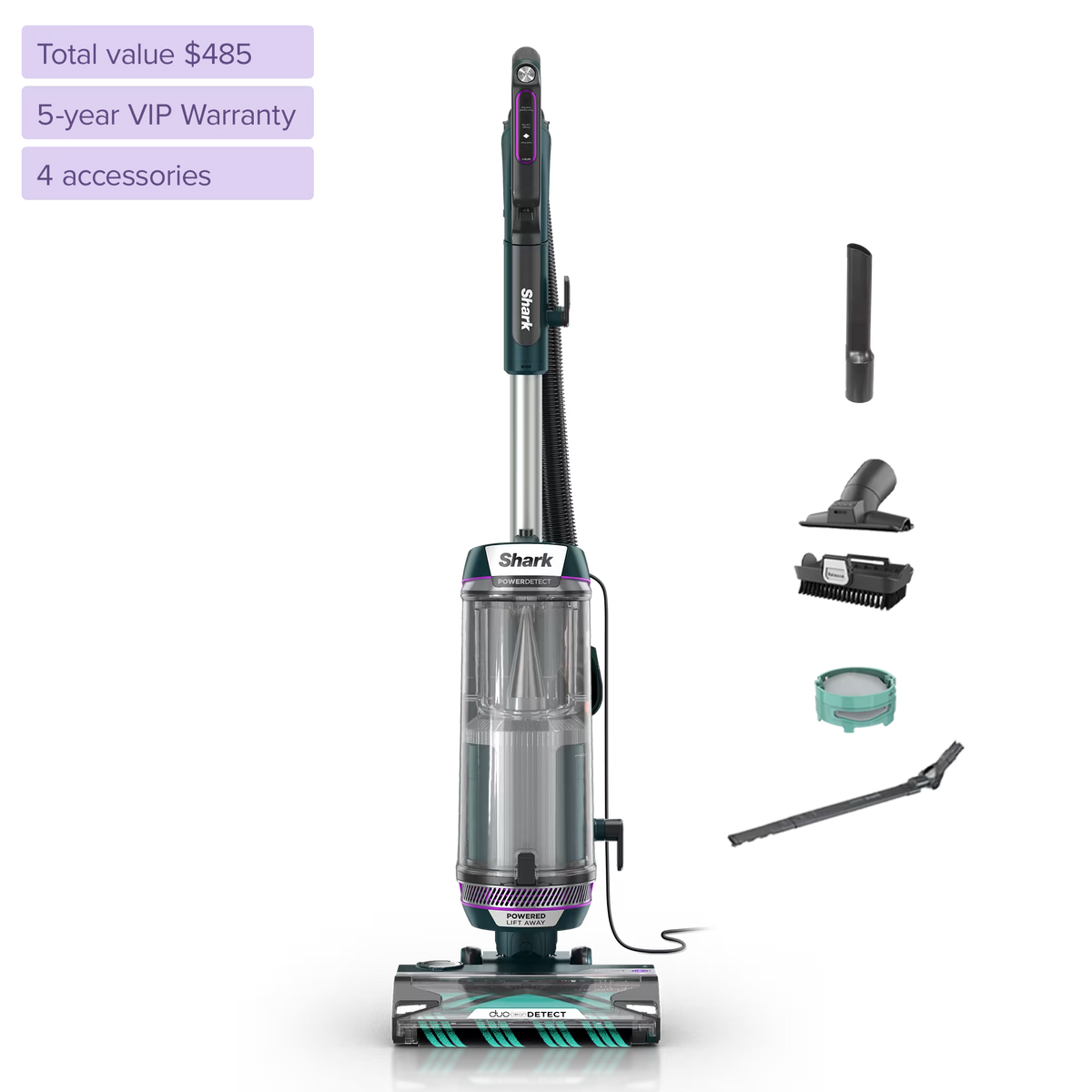 Shark® POWERDETECT™ Upright Vacuum with Ultimate Cleaning Tools Bundle