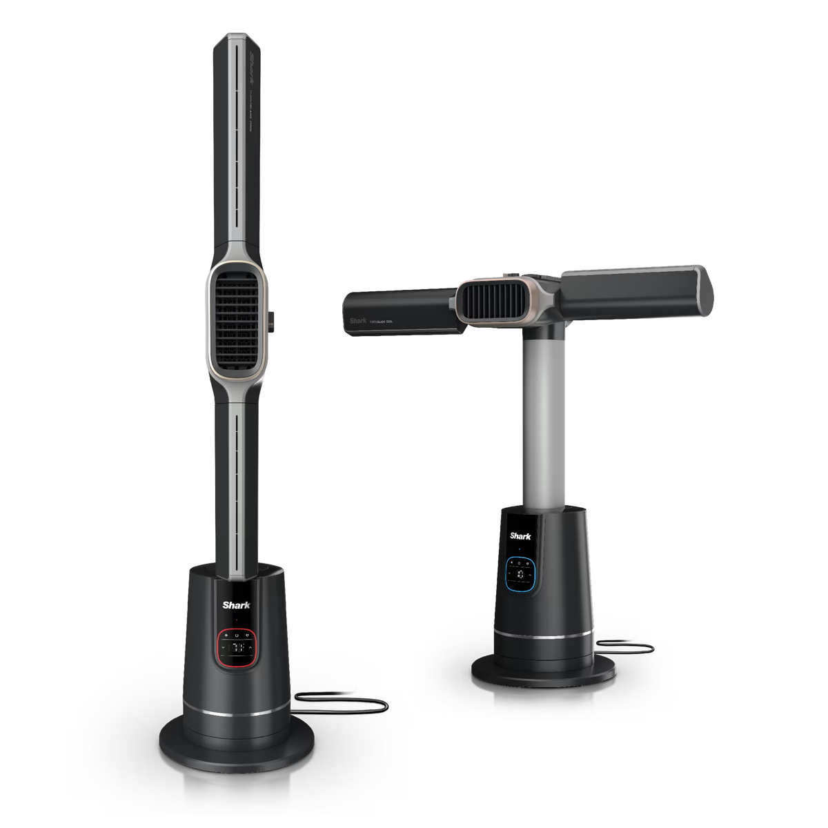 Shark® TurboBlade™ Cool + Heat Bladeless Tower Fan & Heater for Customizable Year-Round Indoor Use, Charcoal - Charcoal
