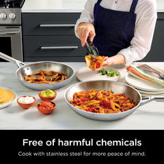 Ninja EverClad™ Commercial-Grade Stainless Steel Cookware 7-Piece Set