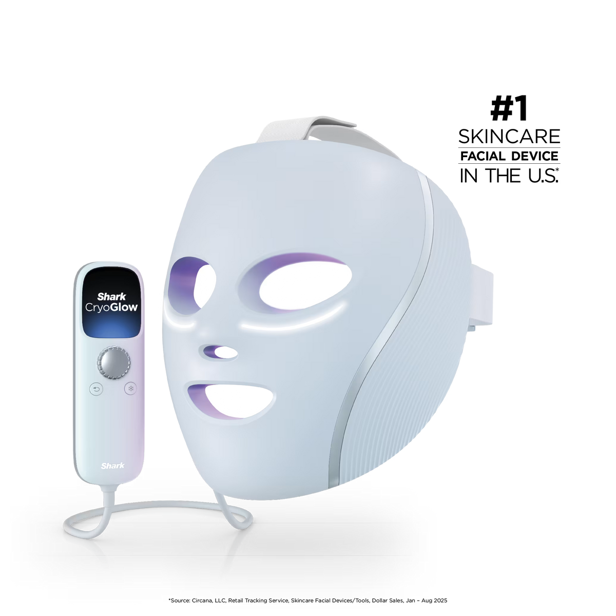 Shark CryoGlow™ Marilyn Monroe Collection LED Face Mask - Blue Frost