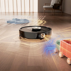 Shark PowerDetect™ 2-in-1 Robot Vacuum and Mop with NeverTouch™ Pro Base (Black) - Black
