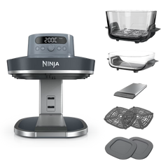 Ninja Crispi Pro Glass Air Fryer in Blue - Cyberspace