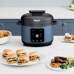 Ninja HyperHeat™ 6.5-qt Pressure Cooker with SimpliServe™ Pot, Blue Macaron - Blue Macaron