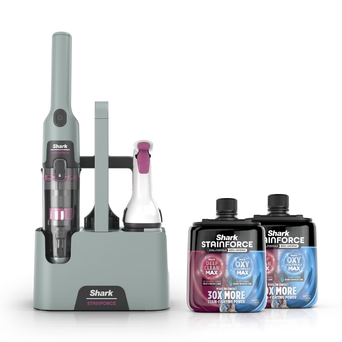 Shark® StainForce™ Cordless Spot & Stain Cleaner with Refill Cartridges