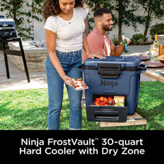 Ninja FrostVault™ 30qt Hard Cooler with Cold Dry Zone, Waterside Wind Down - Waterside Wind Down