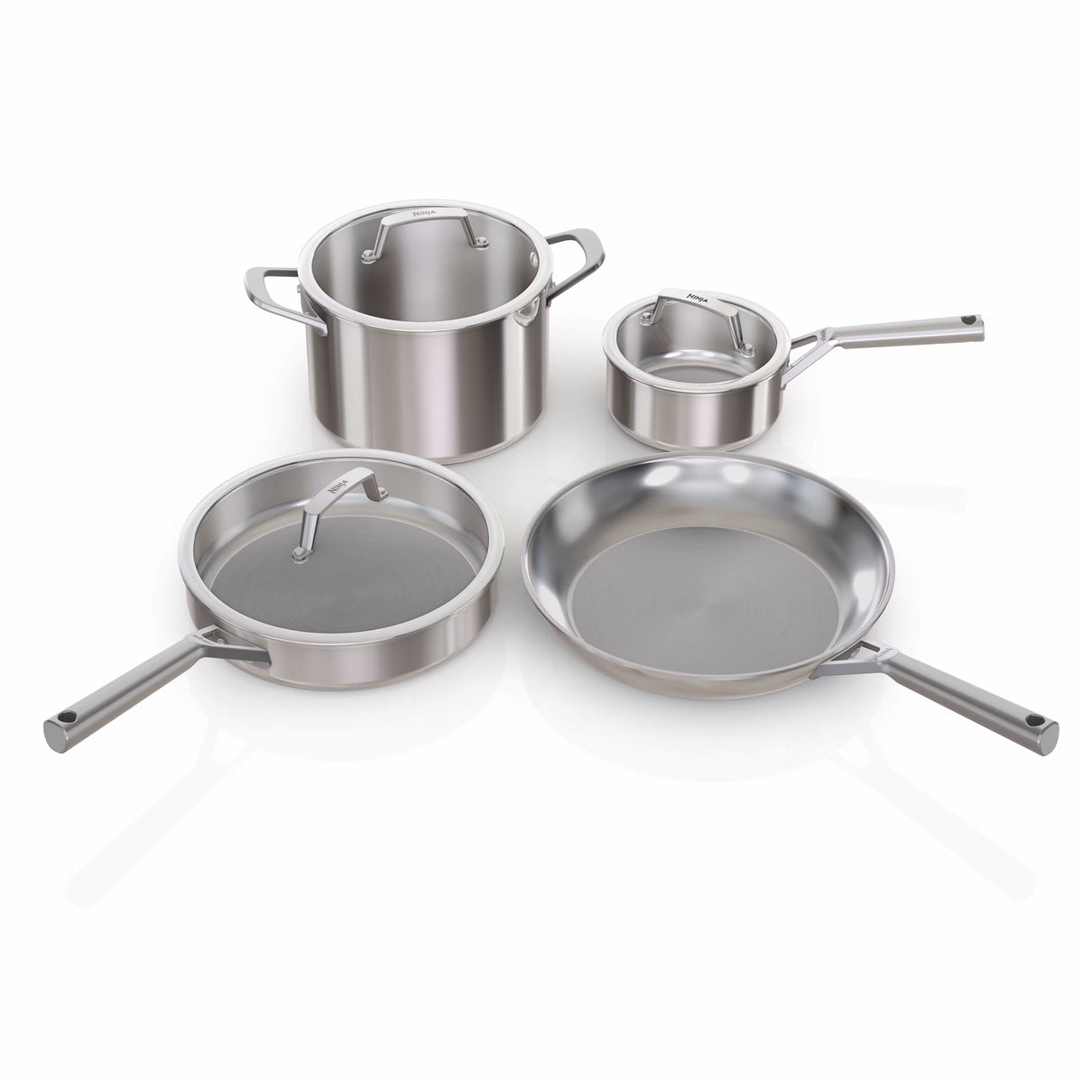 Ninja EverClad™ Commercial-Grade Stainless Steel Cookware 7-Piece Set