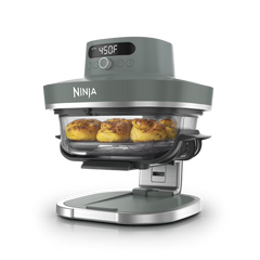 Build Your Own Ninja Crispi® Pro 6-in-1 Glass Countertop Air Fryer, Ash Gray