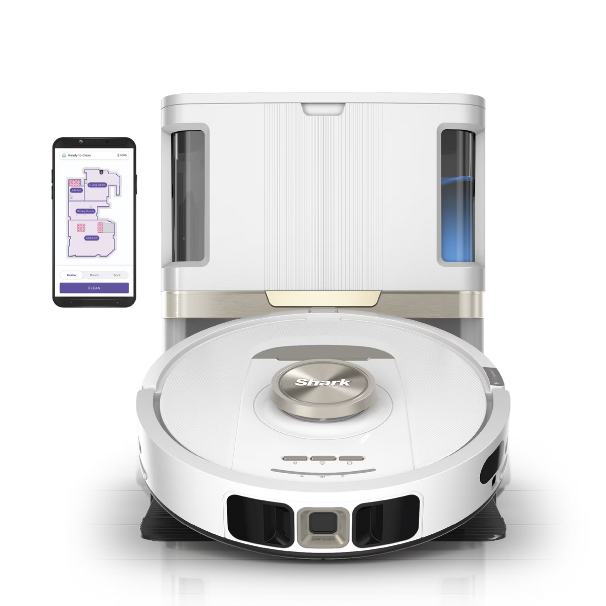 Shark® Stratos® NeverTouch™ 2-in-1 Robot Vacuum & Mop