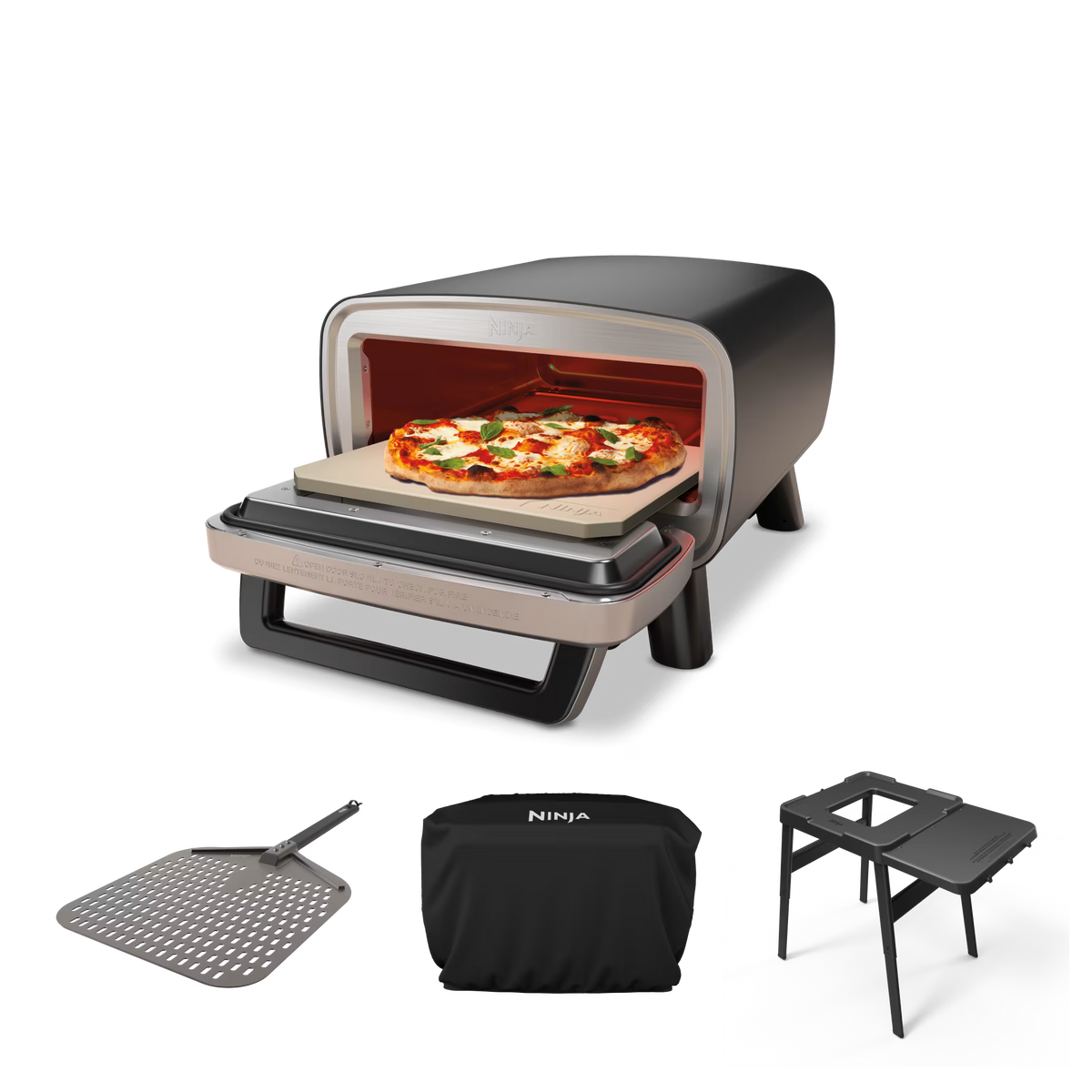 Ninja Artisan™ 5-in-1 Electric Pizza Oven with Peel, Adjustable Table & Cover
