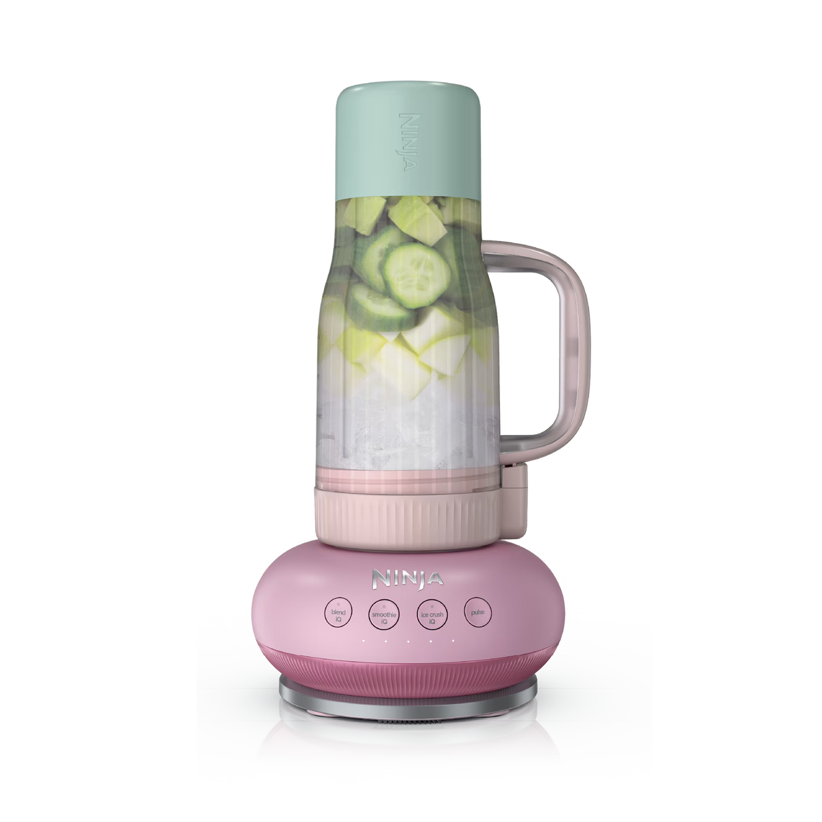 Ninja BlendBOSS™ Tumbler Blender with 26oz Travel Tumbler & Removable Straw, Pink Peppercorn - Pink Peppercorn