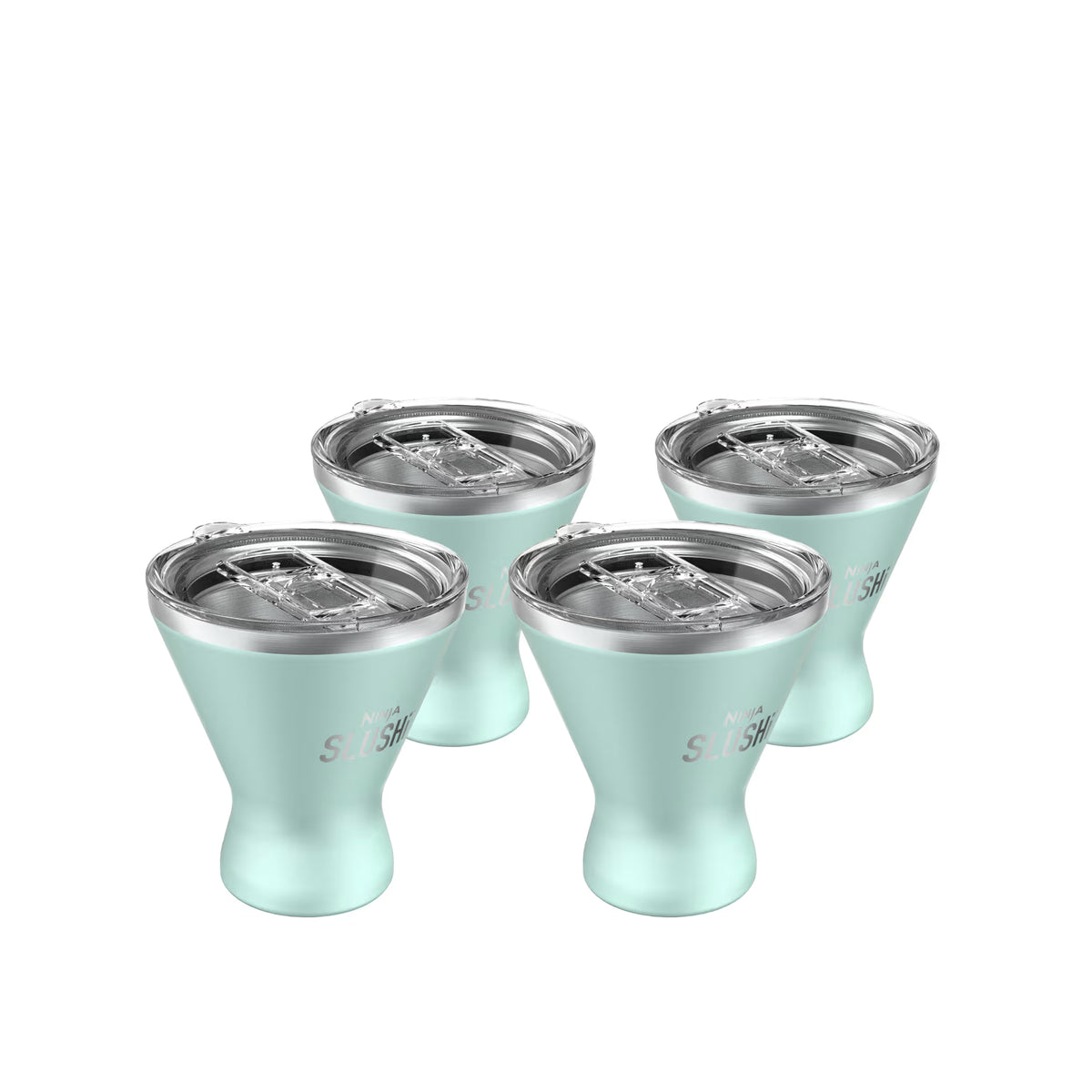 Ninja SLUSHi Insulated Cocktail Cup with Lid and Straw, 10oz, Seaglass, XSKMARGCUPMT